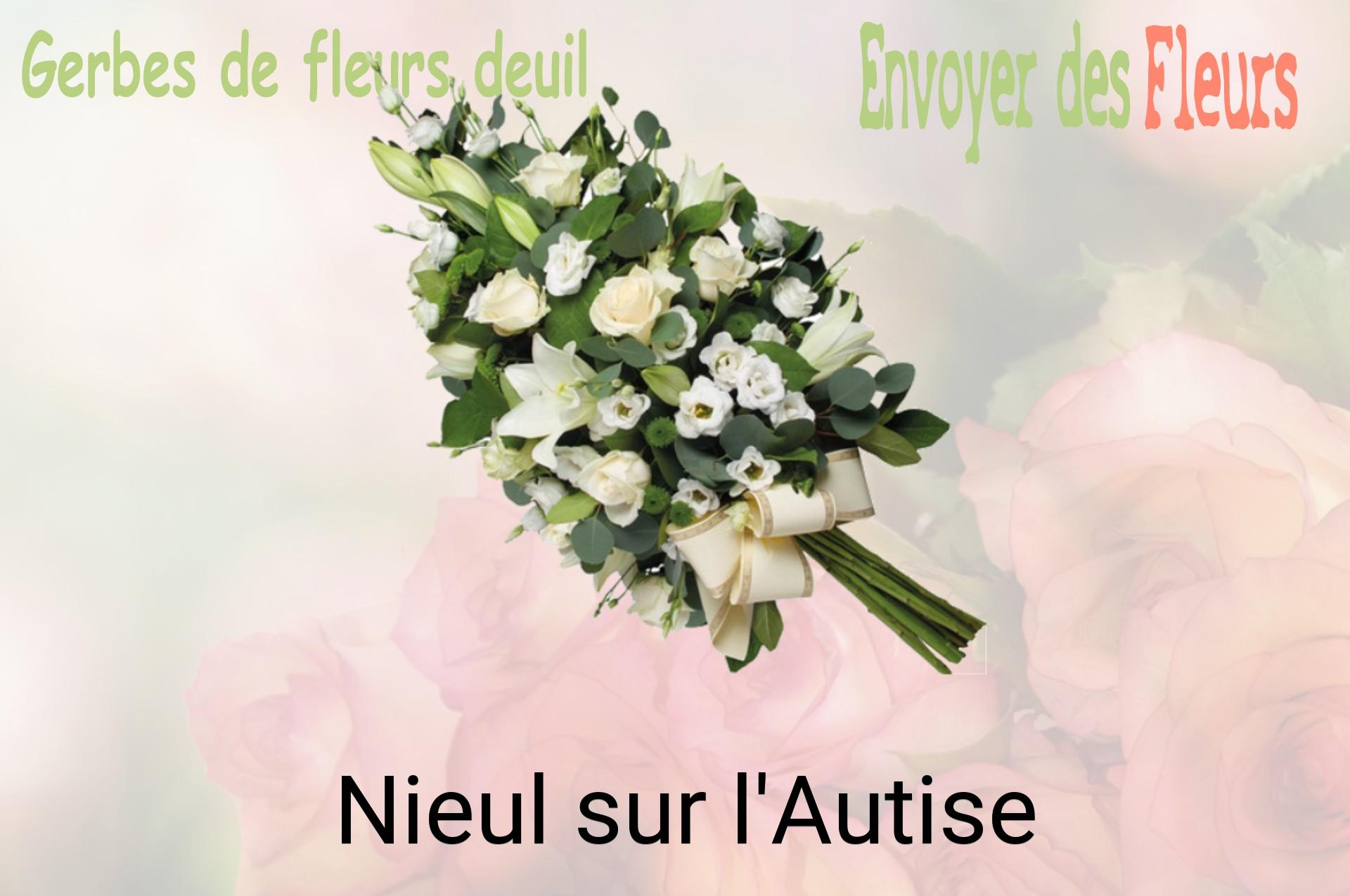 Gerbe de fleurs de deuil livrée à Nieul-sur-l'Autise